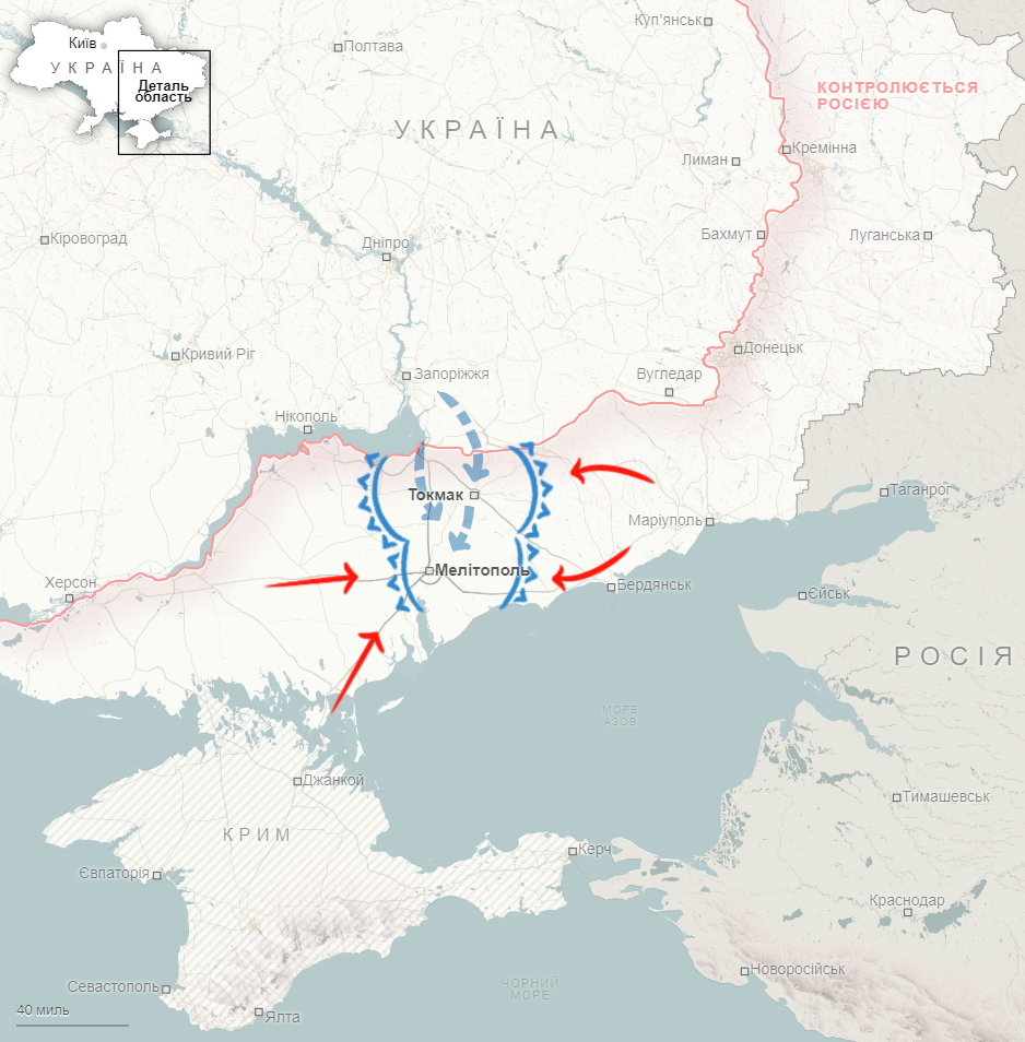 Можливі бойові дії у Російсько-Українській війні